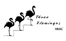 Three Flamingos logo